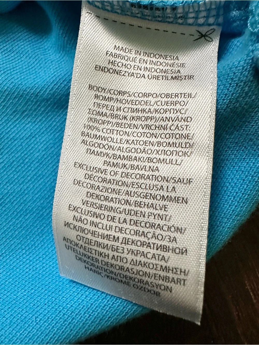 Ralph Lauren Blue Polo Shirt with Orange Logo 12M